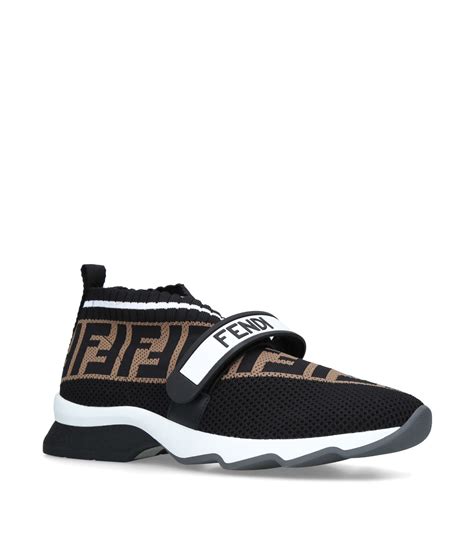 fendi logo sneakers womens